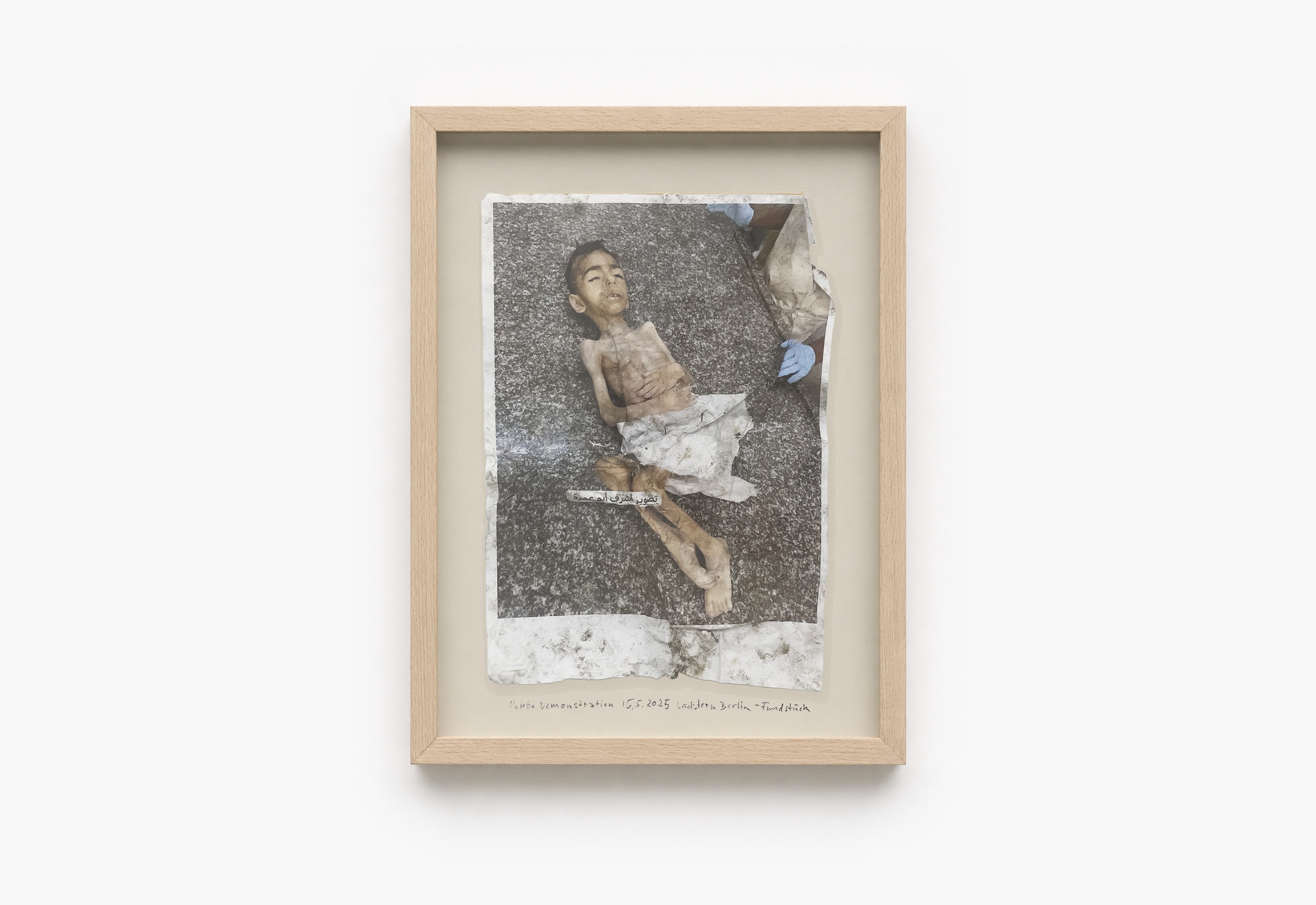 unknown: Found on the ground during the Nakba demonstration in Berlin on May 15, 2025